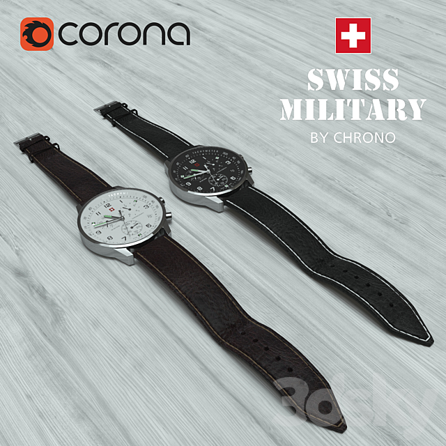 Swiss Watches 3ds Max - thumbnail 1