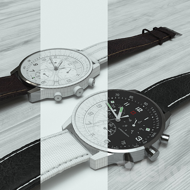 Swiss Watches 3ds Max - thumbnail 2