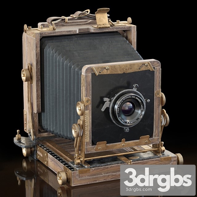 Tachihara 4×5 field camera for the competition 3dsmax Download - thumbnail 1