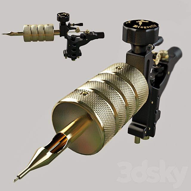 Tattoo machine 3DSMax File - thumbnail 1