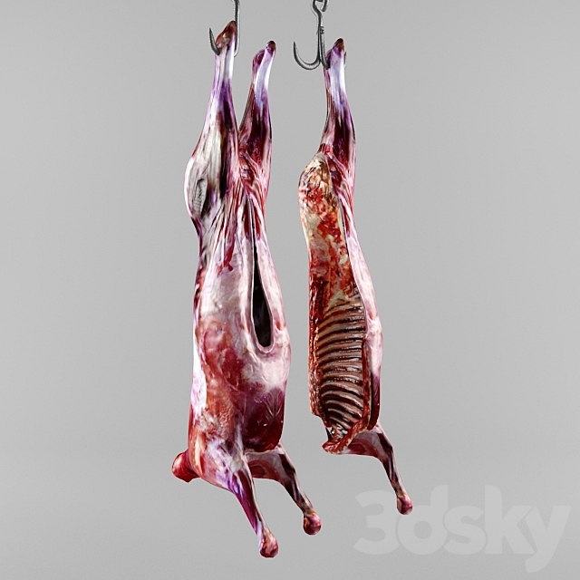 the carcass of an animal 3ds Max - thumbnail 1