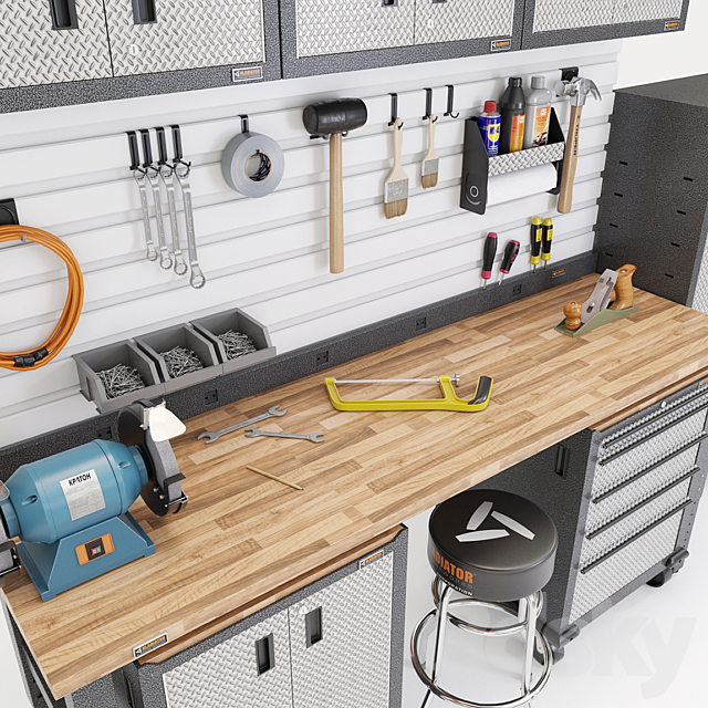 Toolbox set 3DS Max Model - thumbnail 2