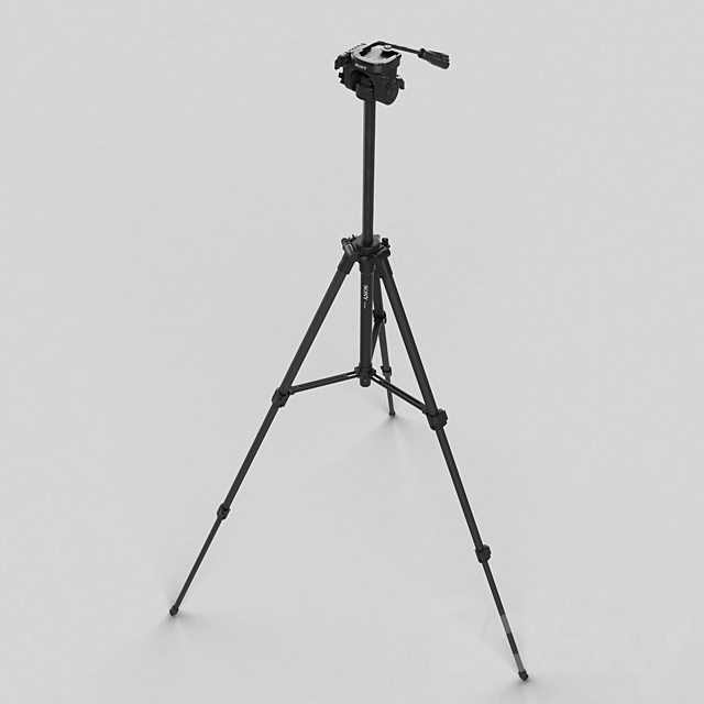 Tripod SONY VCT-R640 3DS Max Model - thumbnail 2