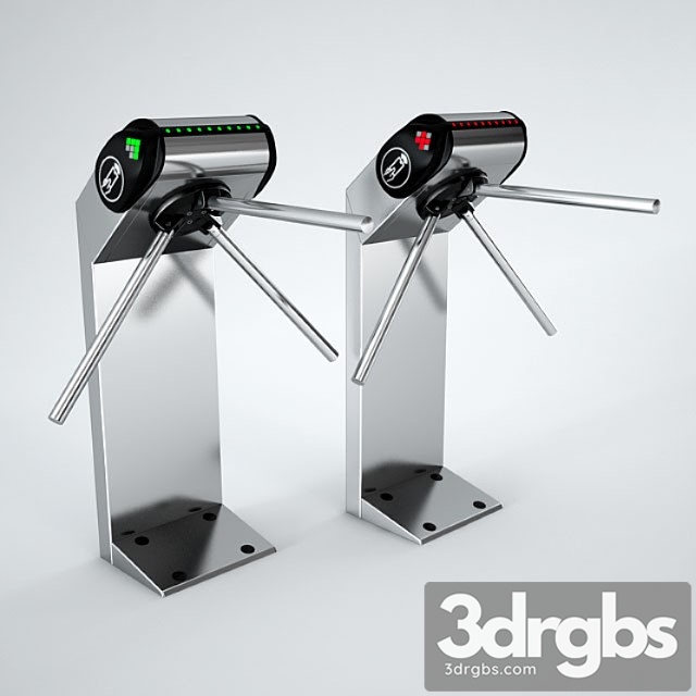 Turnstile perco-ttr-08a 3dsmax Download - thumbnail 1