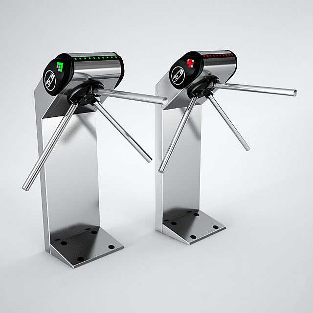 Turnstile PERCo-TTR-08A 3DSMax File - thumbnail 1