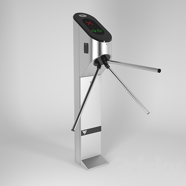 turnstile PRAKTIKA T-01 3DS Max Model - thumbnail 1