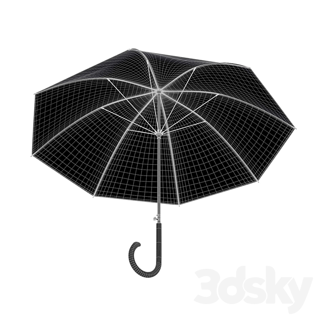 umbrella 01 3ds Max - thumbnail 3