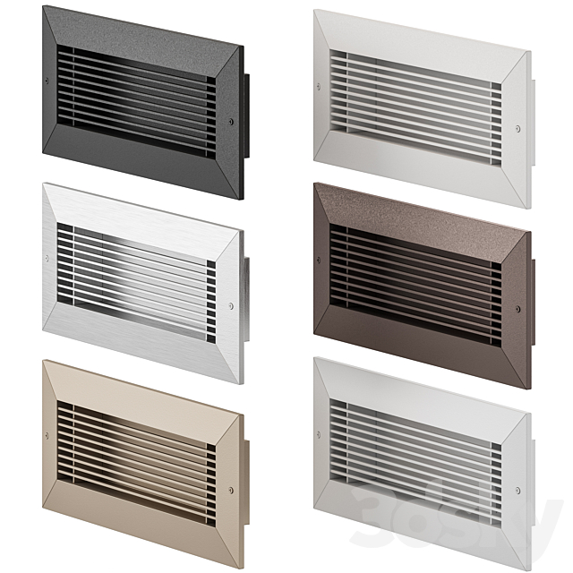 Ventilation grille Kul Grilles 3DS Max Model - thumbnail 3