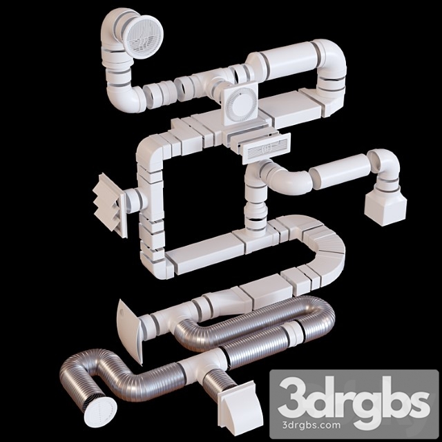 Ventilation system era 3dsmax Download - thumbnail 1