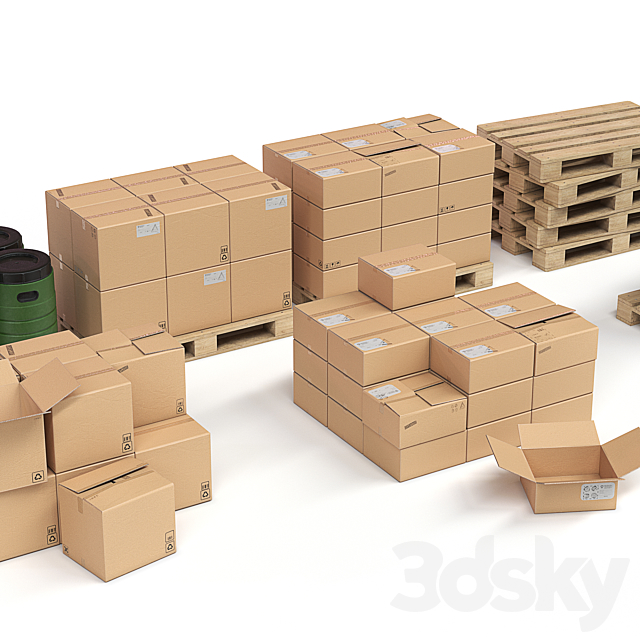 Warehouse kit 3DS Max Model - thumbnail 3