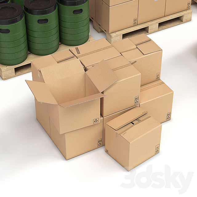 Warehouse kit 3DS Max Model - thumbnail 5