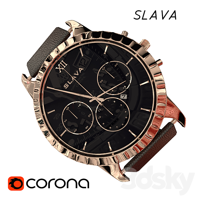 Watches SLAVA 3DSMax File - thumbnail 2