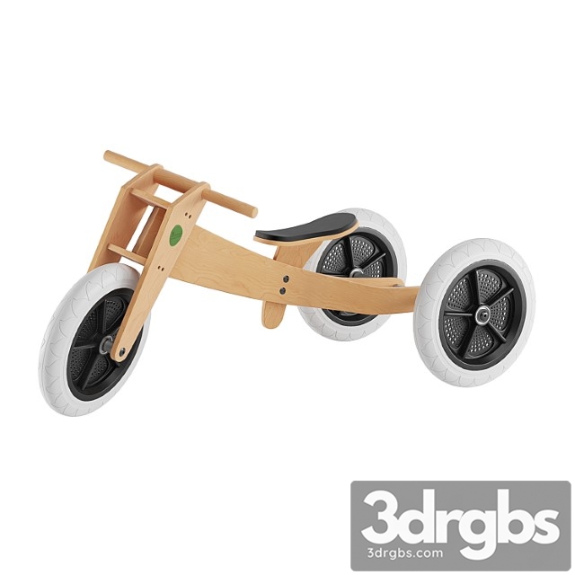 Wishbone bike original 3in1 natural 3dsmax Download - thumbnail 1