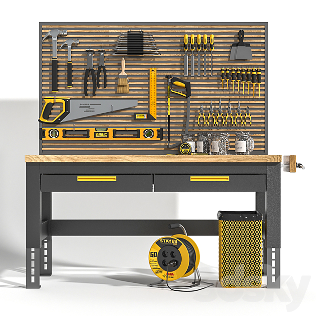 Workbench 3DS Max Model - thumbnail 2