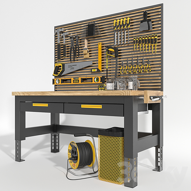 Workbench 3DS Max Model - thumbnail 3