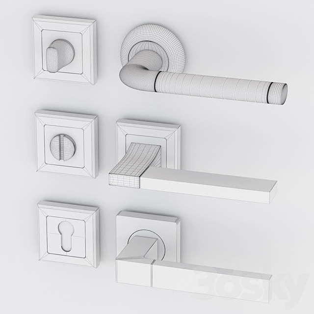 Wrap door handles 3DSMax File - thumbnail 2