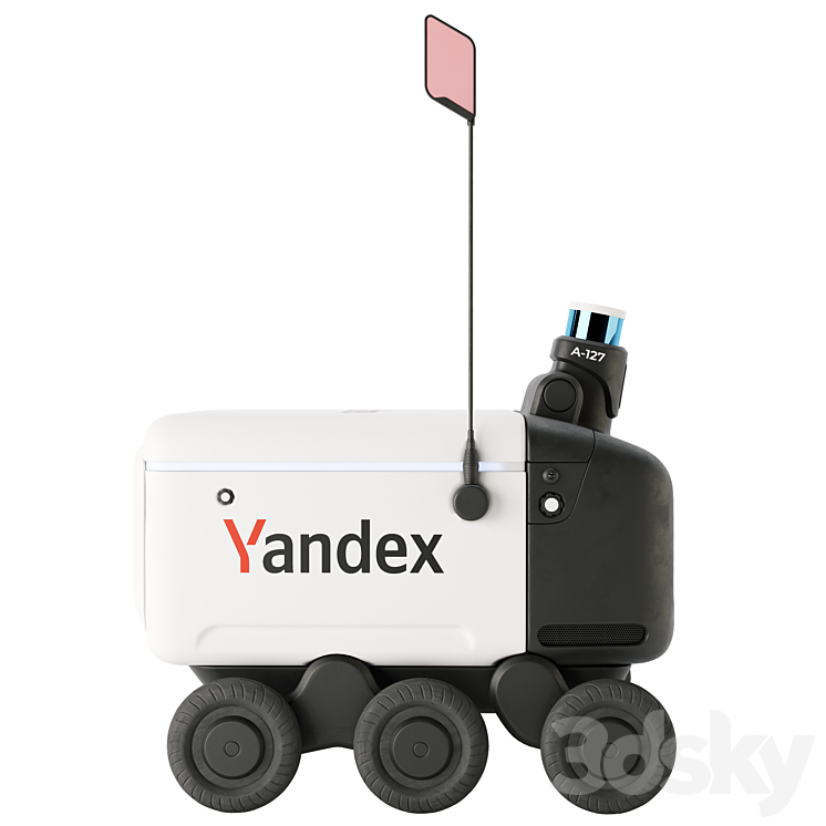 Yandex rover v3 3DS Max Model - thumbnail 2