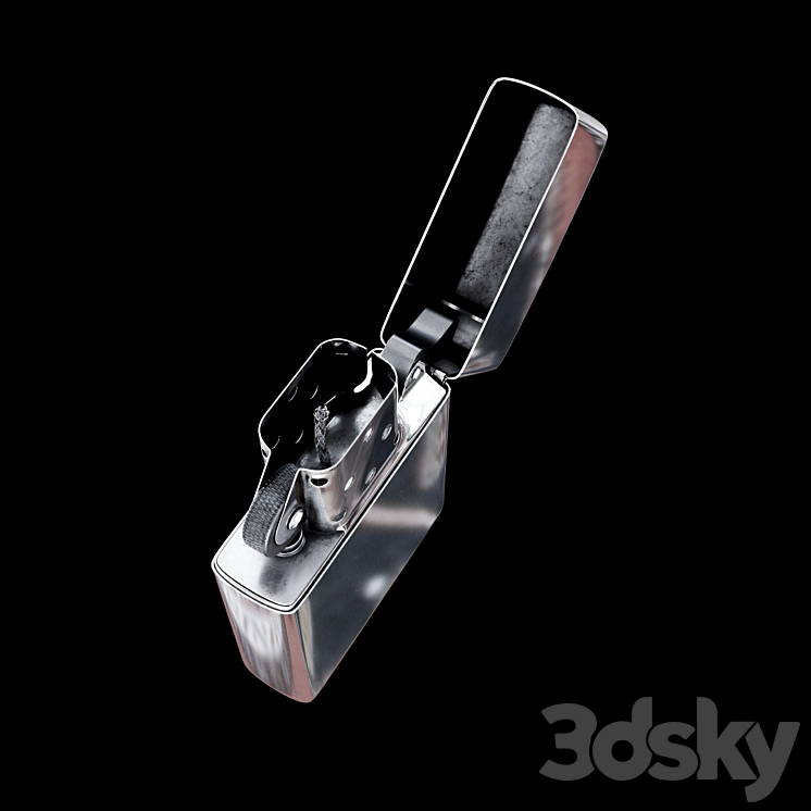 Zippo 3DS Max Model - thumbnail 2