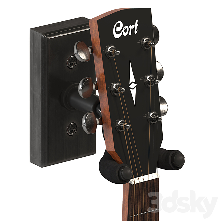 Acoustic Guitar Cort AD810 OP 3DS Max - thumbnail 2