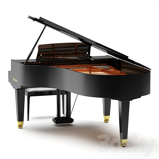 Bosendorfer 200 3DS Max Model - thumbnail 3