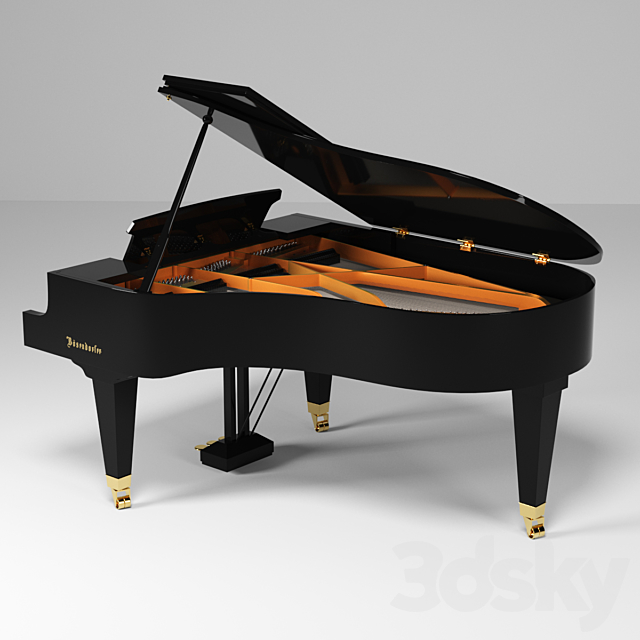 Bosendorfer Gran Piano 3DS Max Model - thumbnail 2