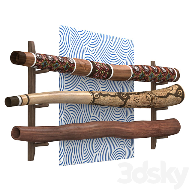 Didgeridoo 3DS Max Model - thumbnail 2