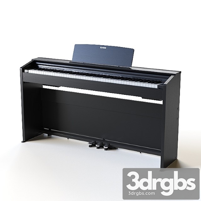 Digital Piano Casio Px 70 Bk Privia 3dsmax Download - thumbnail 1