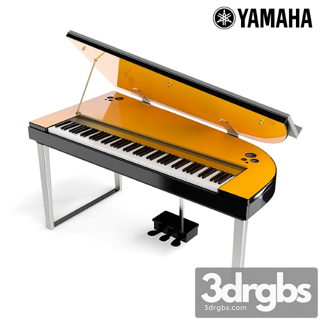 Digital piano yamaha modus h01 3dsmax Download - thumbnail 1