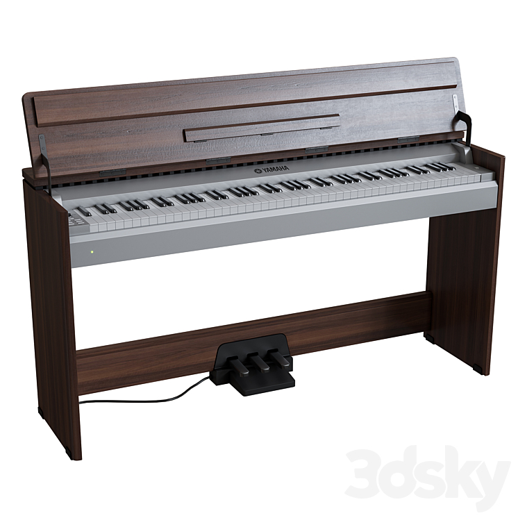 Electric piano Yamaha YDP-S30 3DS Max - thumbnail 1