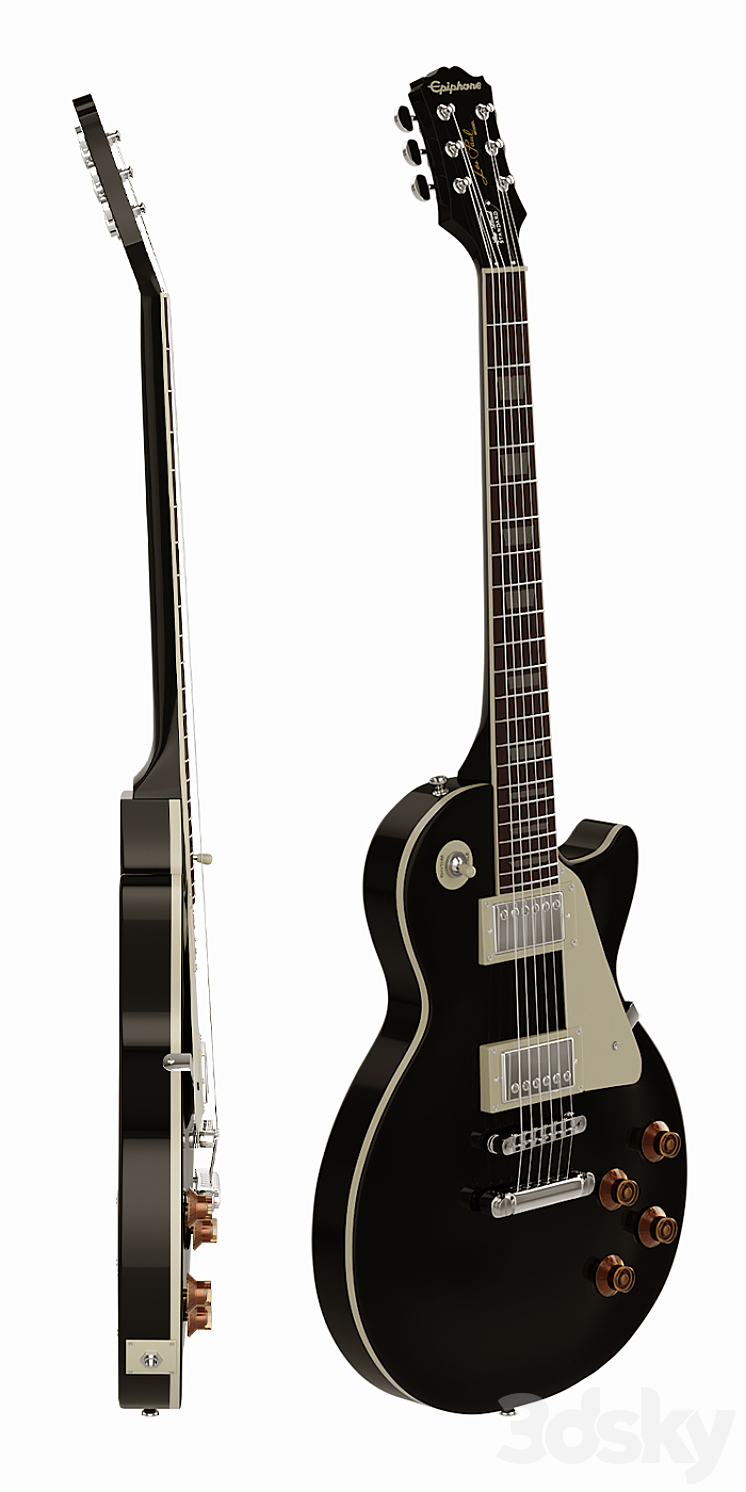 Epiphone Les Paul Standard Ebony 3DS Max - thumbnail 2