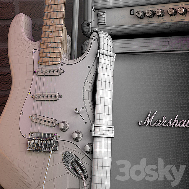 Fender & Marshall 3DSMax File - thumbnail 2