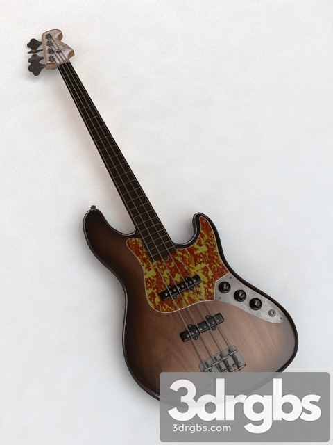 Fender Standard J Bass 3dsmax Download - thumbnail 1