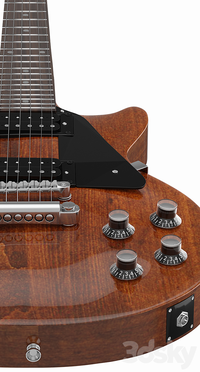 Gibson Les Paul Faded 2018 WB 3DSMax File - thumbnail 3