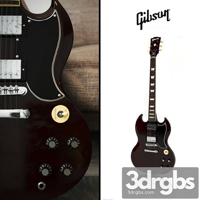 Gibson SG 3dsmax Download - thumbnail 1