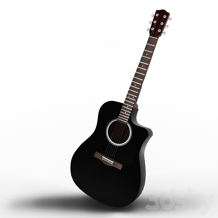 Guitar 3DS Max - thumbnail 1