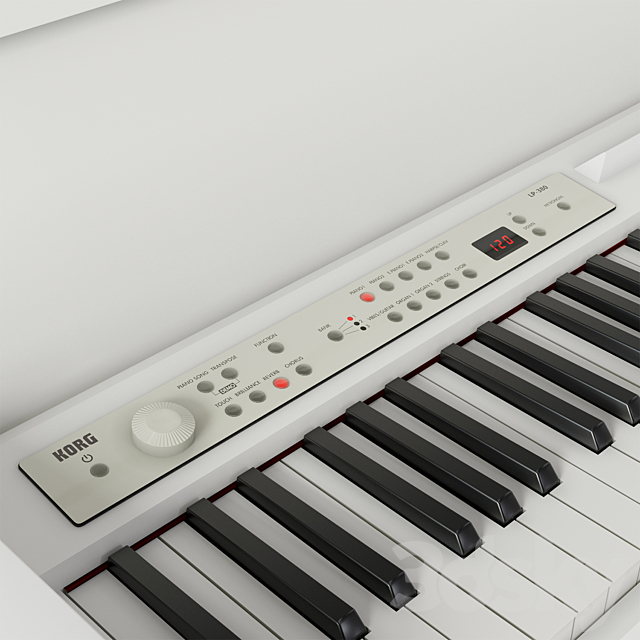 Korg LP-380 3DS Max Model - thumbnail 3