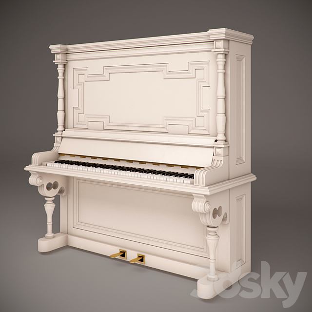 Piano 3DSMax File - thumbnail 1