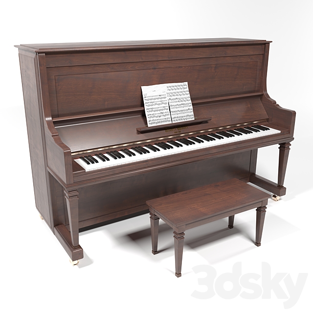 piano 3DSMax File - thumbnail 1