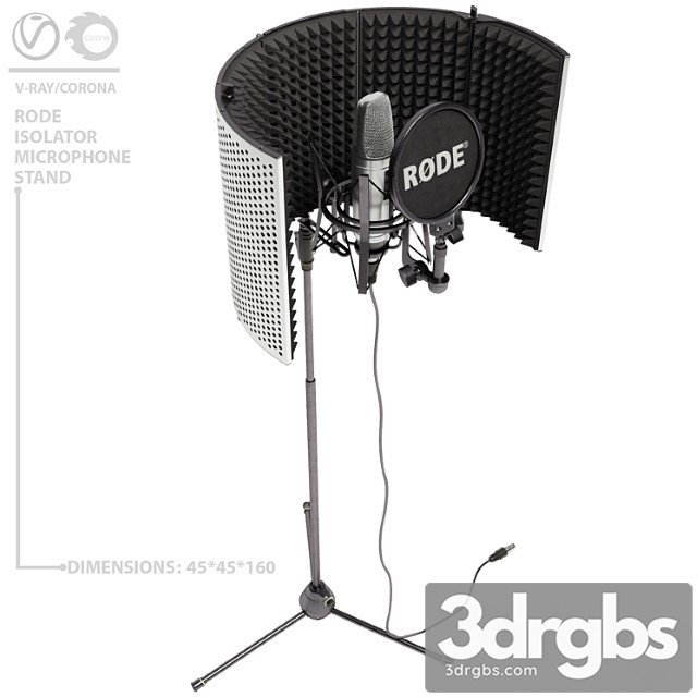 Rode isolator microphone stand - thumbnail 1