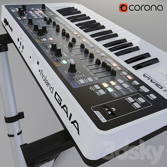 Roland Gaia SH-01 3DS Max Model - thumbnail 2