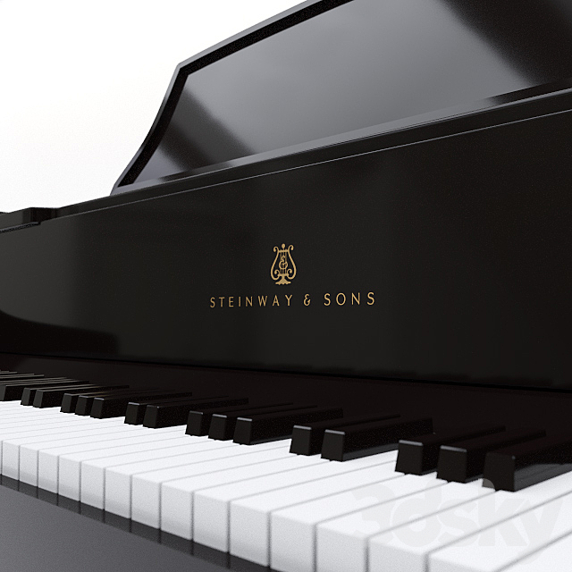 Steinway & Sons_Piano 3DS Max Model - thumbnail 2