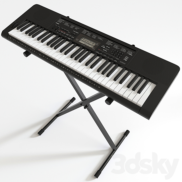 Synthesizer Cassio CTK-3200 3DSMax File - thumbnail 2