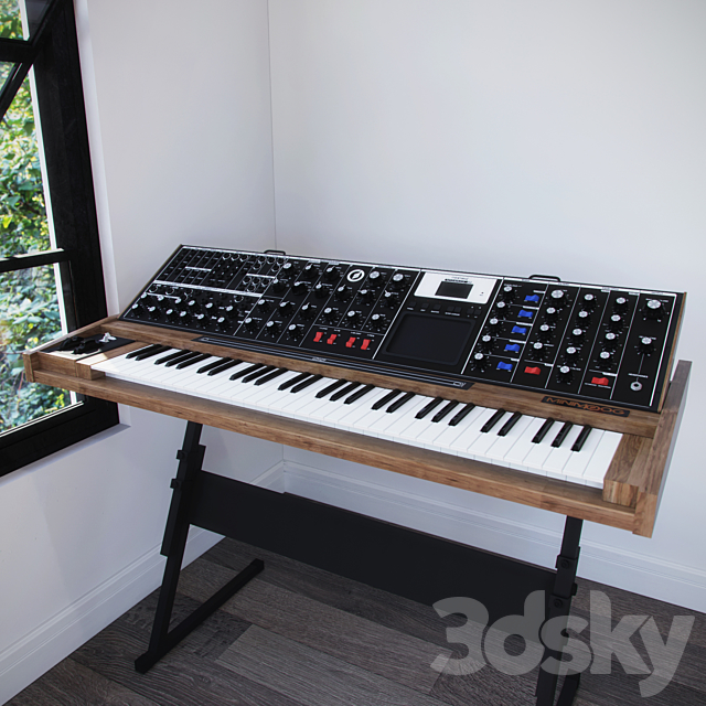 Synthesizer Minimoog Voyager XL 3DS Max Model - thumbnail 3