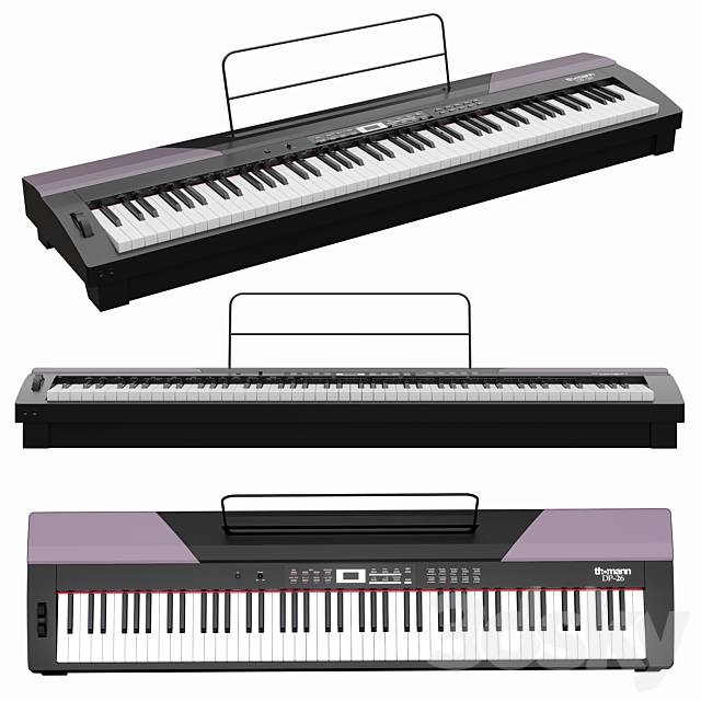Thomann DP-26 Digital Pianos 3DSMax File - thumbnail 1
