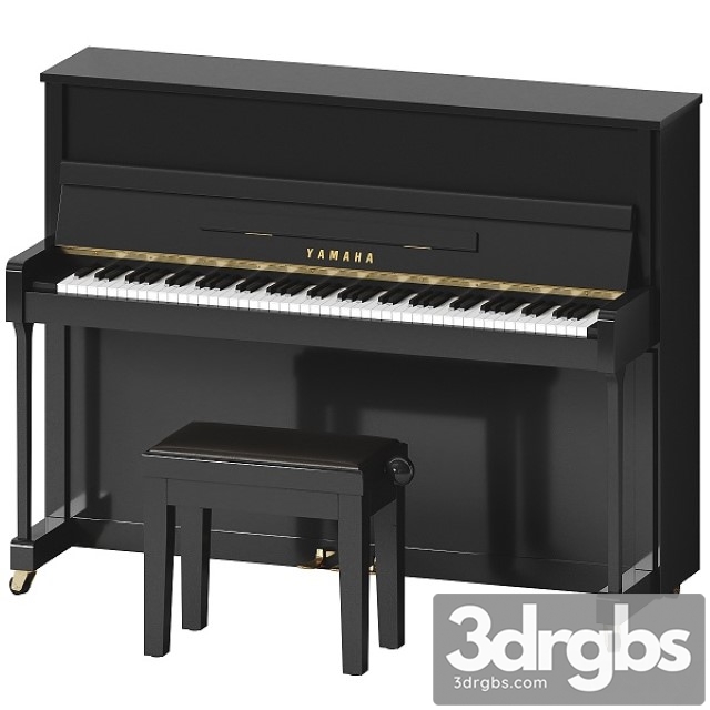 Yamaha B2 PE Piano With Bench 3dsmax Download - thumbnail 1