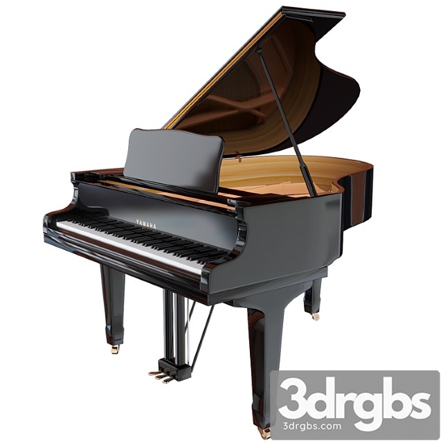 Yamaha c3 acoustic grand piano - thumbnail 1