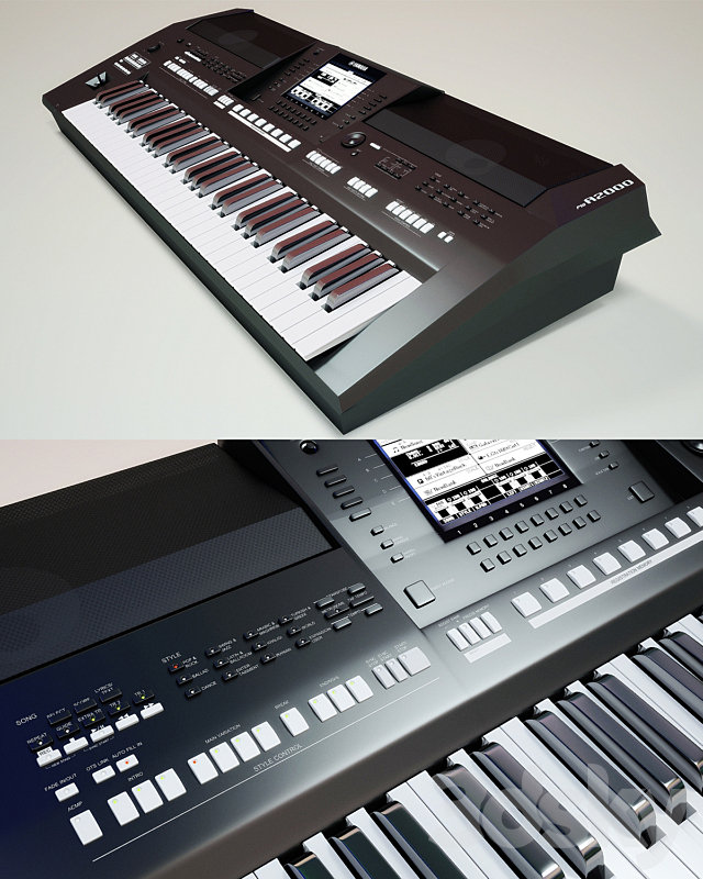 YAMAHA PSR-2000 3DSMax File - thumbnail 1