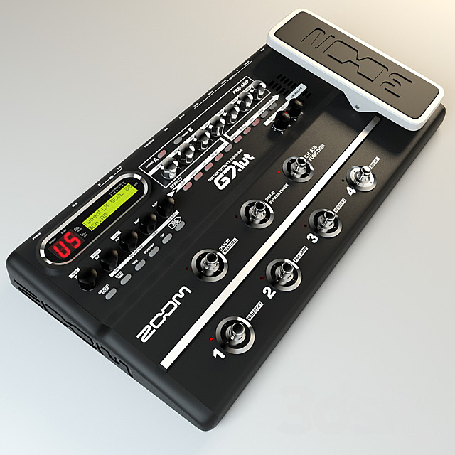 zoom guitar synthesizer-g 7.1 ut 3ds Max - thumbnail 1