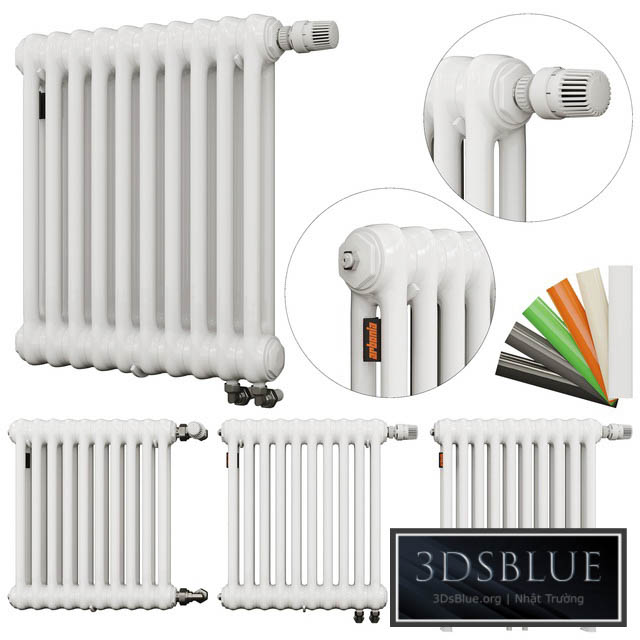 Arbonia Radiators set (Adouble-tube) 3DS Max - thumbnail 3