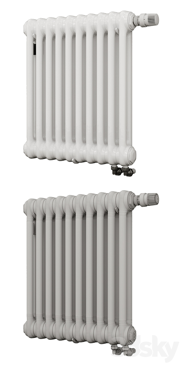 Arbonia Radiators set (Adouble-tube) 3DSMax File - thumbnail 2